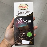 Valor Chocolate 85% Dark Chocolate Sugar Free 100 Gram