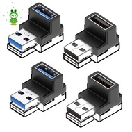 4 Sets Of USB-A L-Type Car Interior USB Connectors