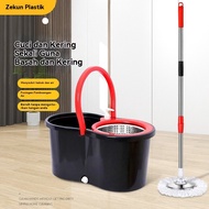 Spin Mop With Spinner Stainless Steel Bucket Auto Spin Mop Magic Spin 360 Tornado Mop Hands Free Mop