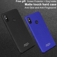 [SG]  Xiaomi Redmi Note 5 / Note 5 Pro - Imak Cowboy Hard Case For Casing Cover Full Coverage Anti Slip Grip Sandstone