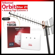 Paket Antena Yagi Extreme 3 + Home Router Telkomsel Orbit Star Z1 4G