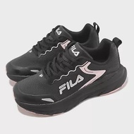 Fila 慢跑鞋 Flying Saucer 女鞋 黑 粉紅 透氣 抗菌鞋墊 運動鞋 斐樂 5J917X005