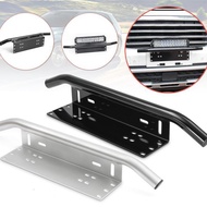 Car Number Plate Holder Offroad Plate Number Base Front Number Plate Bracket Frame Holder LED Light