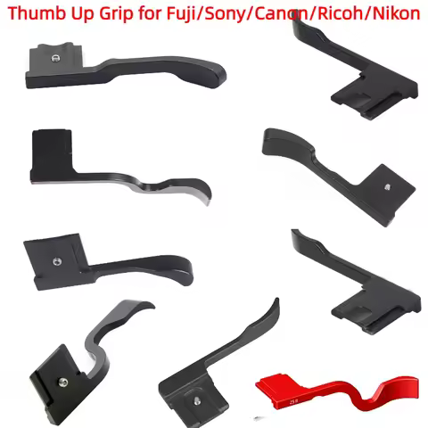 Metal Thumb Up Grip Hot Shoe for Fuji X-M5 GFX-50R XT20 XT10 GFX-50R Sony A6 Series A7C A7R4 Canon E
