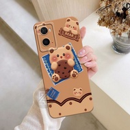 Oppo A76 Case - Cartoon Fashion Case - ZELORA - Oppo A76 Softcase - Oppo A76 Oppo A76 Pro Camera Sil