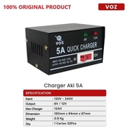 VOZ Quick Battery Charger 5A 6V-12V 12Ah ORIGINAL Battery Charger