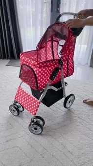 (ลดกระหน่ำ+) รถเข็นหมา รถเข็นแมว รถเข็นสัตว์เลี้ยง รถเข็นสุนัข 4 ล้อ Tongba Pet Stroller SP02 พับได้ มีระบบล็อคล้อ รองรับ 20-25 kg. ราคาถูก อุปกรณ์ ล็อค ล้อ รถยนต์ อุปกรณ์ ล็อค ล้อ มอเตอร์ไซค์ อุปกรณ์ ล็อค ล้อ รถยนต์ solex อุปกรณ์ ล็อค ล้อ ป้องกัน รถ หาย