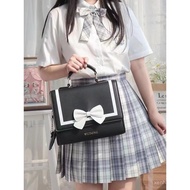 0GTY READY STOCK Pain Bag Japanese Style Handheld Crossbody Transparent Versatile Women's Daily Smal