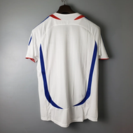 2006เสื้อฝรั่งเศส Zidane Kaus Sepak Bola ย้อนยุค