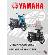 ORIGINAL COVER SET FOR YAMAHA EGO AVANTIZ WITH STICKER READY STOCK  VARIATION CM6: B92-F0000-01-P6 M