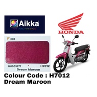 Aikka Honda H7012 Dream Maroon | Honda Motorcycle | Spray Motorcycle/Cat Motorsikal 2K | 250ml-1000m