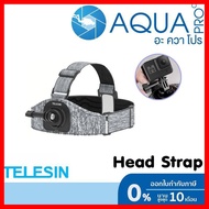 TELESIN Head Strap Front and Rear Mount สายรัดหัว แบบใหม่ for GoPro / SJCAM / Xiaomi / Insta360 / DJI | Action camera