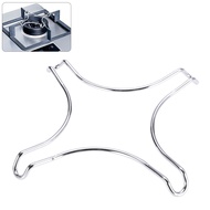 Chrome Plated Metal Stove Top Coffee Maker Pot Trivet Stand Gas Cooker Hob