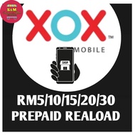 (Ready Stock &amp; Lokal Seller) XOX MOBILE PREPAID REALOAD RM5/10/15/20/30 Top up Softpin Postpaid Bill payment Telco Data.