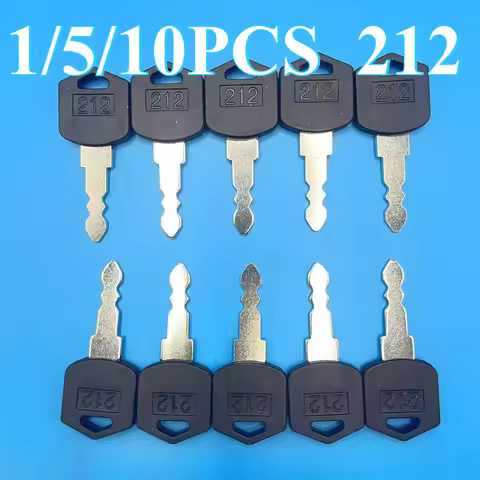1/5/10PCS 212 KEYS D554212 Ignition Key Fit for Various Forklift Models