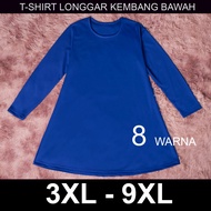 Muslimah Jersey Plus Size 3XL - 9XL ( Wanita, adult)