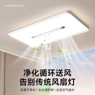Eye Protection 2025 New Style Living Room Leafless Fan Lamp Modern Simple Negative Ion Purification 