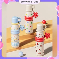 SUNWAYSTORE - Dotty Joy Tumbler 600ml Stainless SUS 316 Cute Cherry Tumbler/ Viral Tumbler/ [2119]