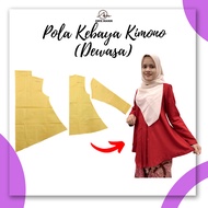 [DEWASA] POLA KEBAYA KIMONO AWIE MANIK