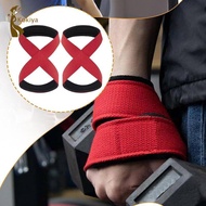 [kokiya] 2 Pieces Weight Lifting Straps Figure 8 for Cross Training Gym Bodybuilding