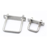 M6M8M10 Right Angle Bolt Square Buckle u-Shaped Fixing Screw Square Tube Clip Hardware Fastener Squa