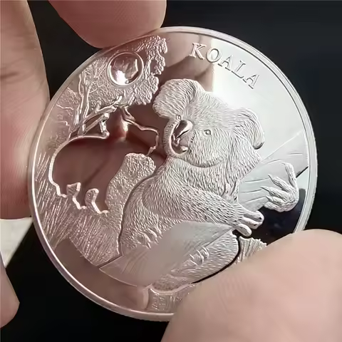 4cm Australia Souvenir Coins Koala Saltwater Crocodie Kangaroo Snake Animal Elizabeth Souvenir Gifts
