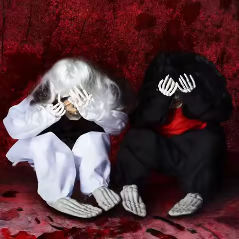 Crying Ghost Halloween Decoration Haunted House Props Bar Trick Props Chamber Madhouse Will Vibrate 