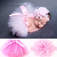 Newborn Tutu Skirt & Headband Boutique Photoshoot Prop Outfit Set