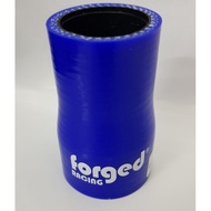32mm to 38mm 32>38 mm 1.25">1.5" Forged Racing Silicone Reducer Hose Blue