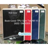 Flip Book Cover Samsung Galaxy Tab A8 10.5 2022/X205 Doff Softshell Material