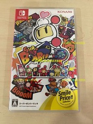 《今日快閃價》（中古二手）日版 Switch NS遊戲 炸彈人 超級炸彈人R SUPER BOMBERMAN R / SUPER BOMBER MAN 中英日文版 （可1-8人遊戲 派對遊戲 多人遊戲 Party Game）