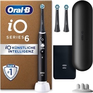 Oral-B iO Series 6 Plus Sensitive Edition Electric Toothbrush, PLUS 3 Attachment Heads, 5 Cleaning M
