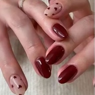 Press on nails red love free toolkit