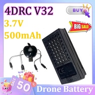 4DRC V32 Drone Part 3.7V 500mAh V32 Drone Battery / Propeller Maple Leaf / For 4D-V32 Drone