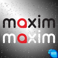 Maxim Sticker | Weather Proof 8 inches inches decals | Cut-out |