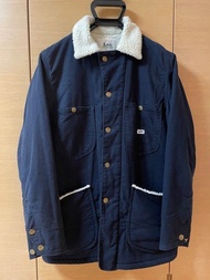 全新懷舊古著,中碼,日版🇯🇵 Lee Old School Vintage Classic X Urban Research Navy M65 Jacket 軍裝外套