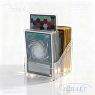 CRAFTML Card Storage Box, Acrylic Transparent Acrylic Card , Durable Secure Storage Stackable  Displ