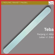 (PADEL) PADEL HEAD PROTECTOR TRANSPARENT PADEL RACKET PROTECTOR/ - FLAT SURFACE (NEW, VIRAL, CURRENT