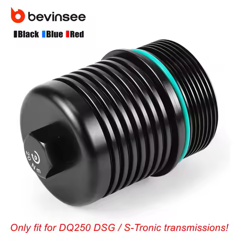 BEVINSEE Transmission Oil Filter Housing for VW GTI for Jetta for Passat for Golf, for Audi A3 TT TT