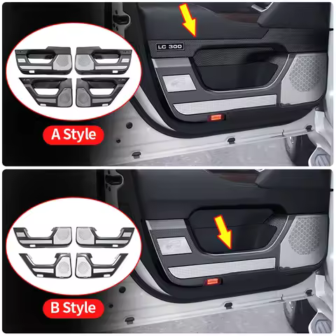 For 2021 2022 2023 2024Toyota Land Cruiser 300 Car Door Protective Cover Speaker Cover LC300 FJ300 I
