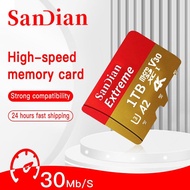 🔥ดั้งเดิม + Gratis Ongkir🔥ต้นฉบับ1TB บัตร TF 512GB 256GB ความเร็วสูง TransFlash Card 128GB Micro SD สำหรับกล้อง/โทรศัพท์มือถือ/โดรน