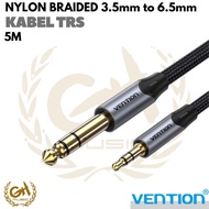 VENTION TRS CABLE 3.5mm to 6.5mm - MALE TO MALE TRS CABLE