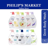 Dove Body Wash 1L