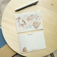 Let's Go Travelling 金箔明信片