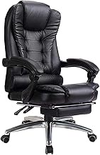 Office Chair Gaming Chair Computer Chair Executive Recline Desk Chair with 74 cm High Back,Black (Black) lofty ambition
