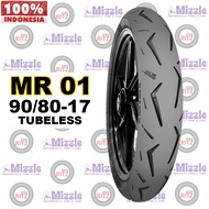 Ban Motor Mizzle 90/80 Ring 17 Racing MR 01 Soft Compound Tubeless - Ban Baru