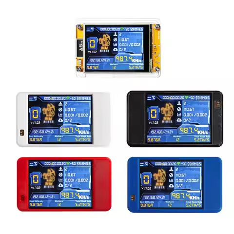 For Bitcoin ESP32 2.8 inch OLED Display Screen Development Board Crypto Solo Lottery ESP32-2432S028