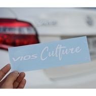 Thai Toyota Vios Culture Car Premium Sticker vios dugong
