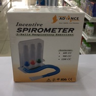 Advance incentive Spirometer 3- Balls respiratory exerciser