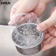 KIPRUN 30/100Pcs Sink Strainer Bag Disposable Kitchen Sink Strainer Bag Mesh Filtering Garbage Bag S
